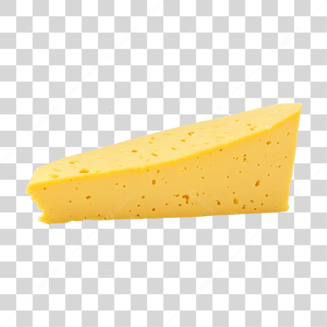 Pedaço Fatia de Queijo PNG Transparente