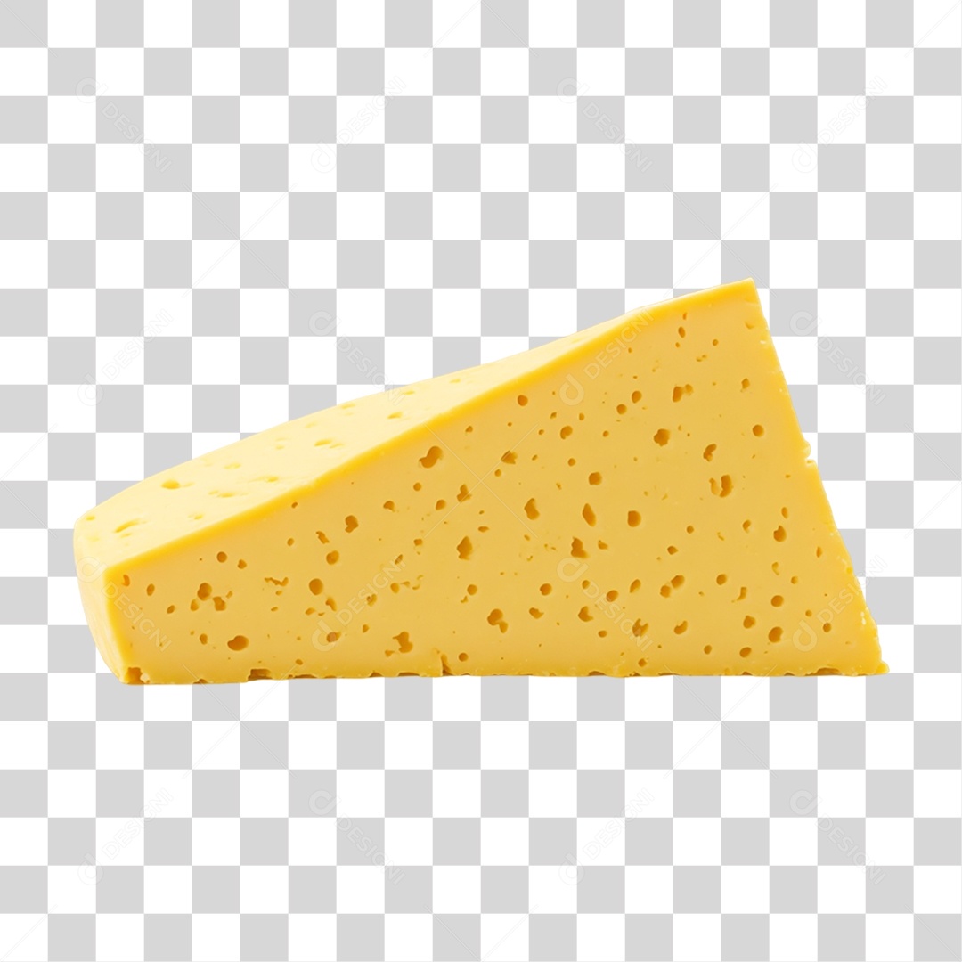 Pedaço Fatia de Queijo PNG Transparente