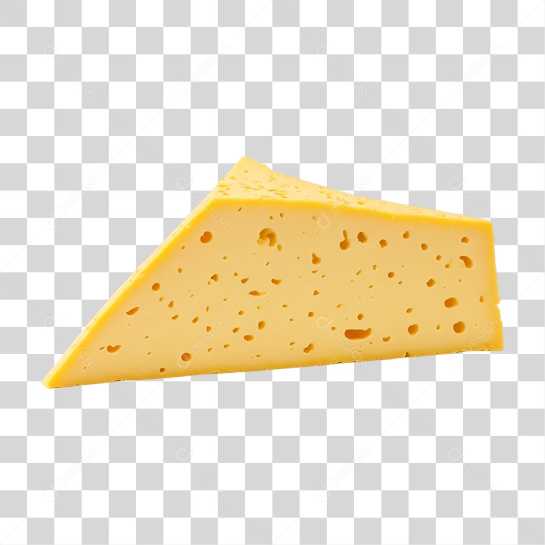 Pedaço Fatia de Queijo PNG Transparente
