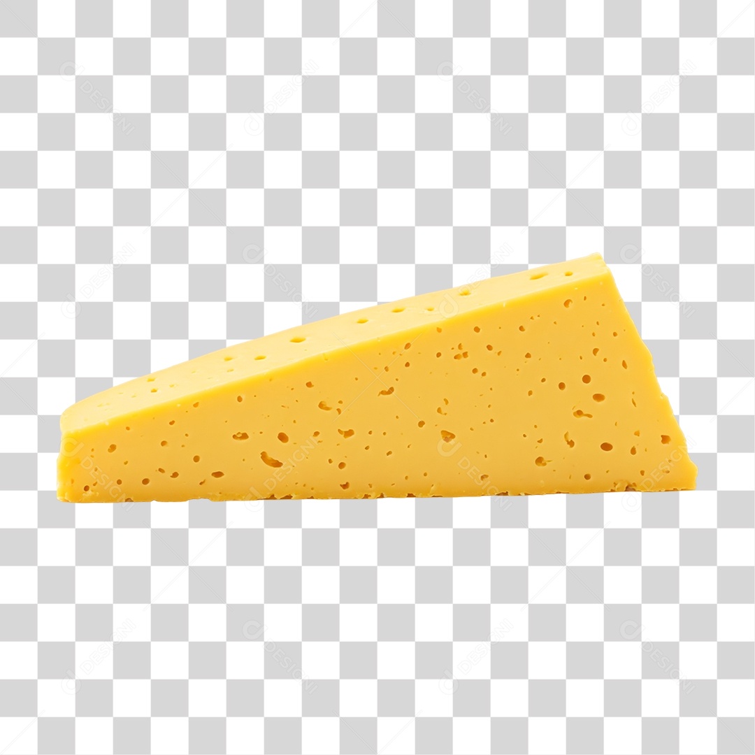 Pedaço Fatia de Queijo PNG Transparente