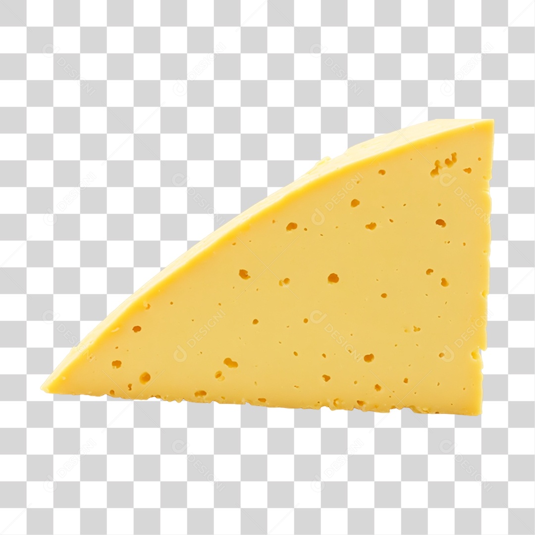 Pedaço Fatia de Queijo PNG Transparente