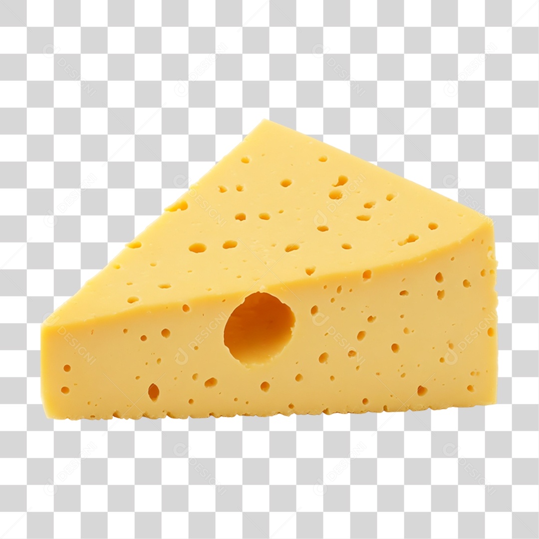 Pedaço Fatia de Queijo PNG Transparente