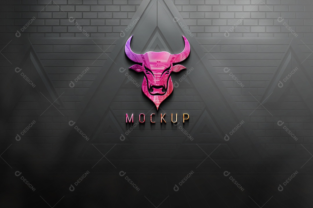 Mockup Logo de Empresa PSD Editável