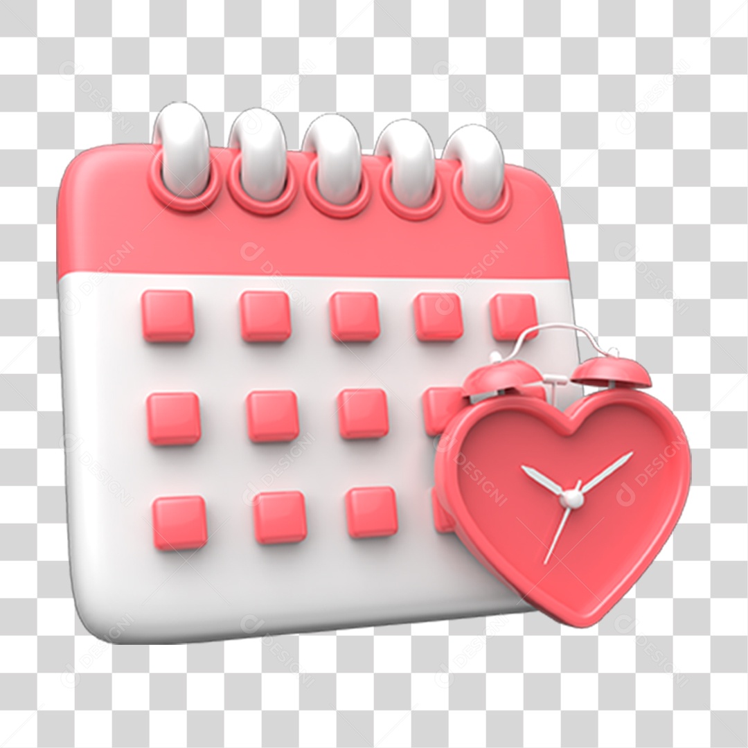 Pink October Calendar PNG Transparent