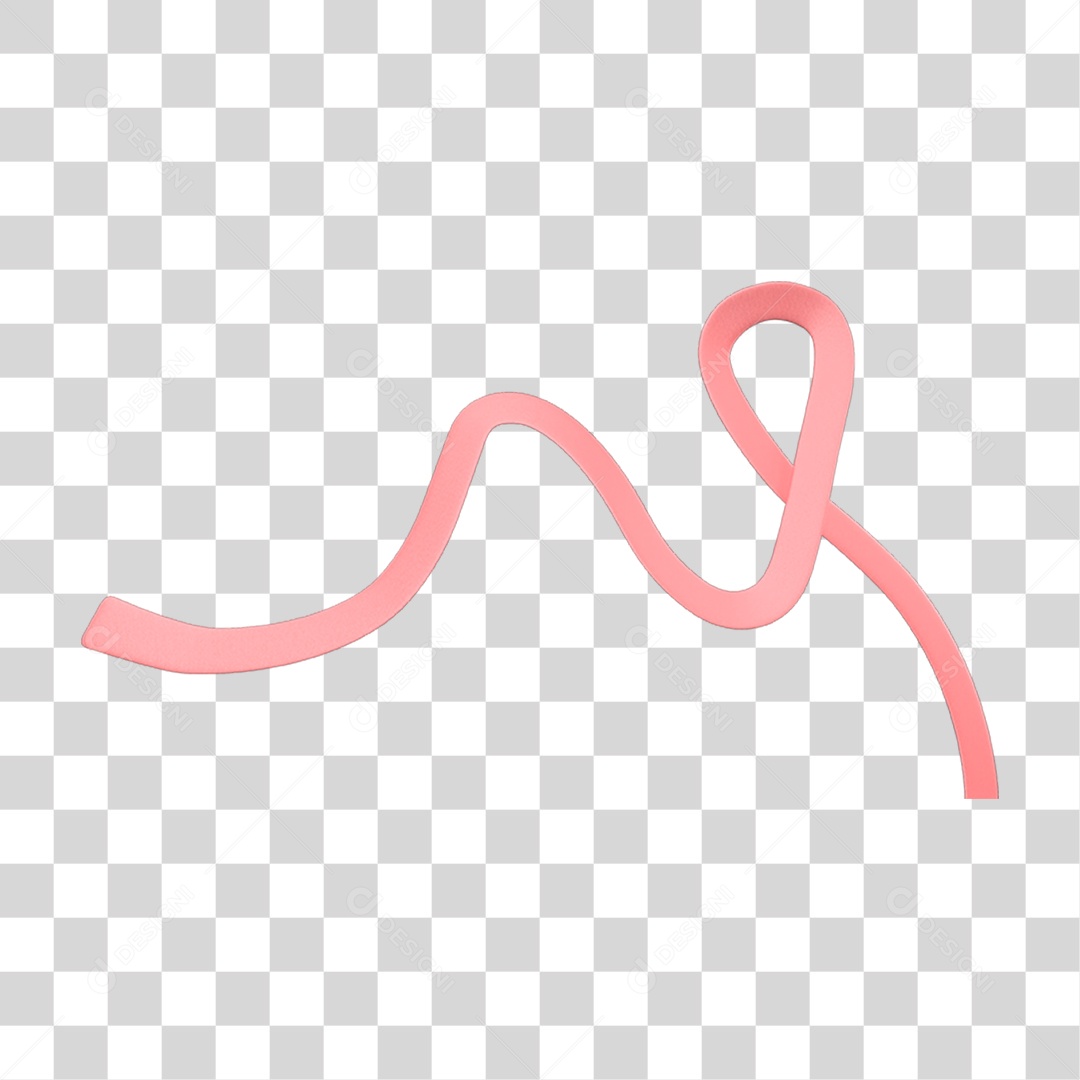 Laço Rosa Outubro Rosa PNG Transparente