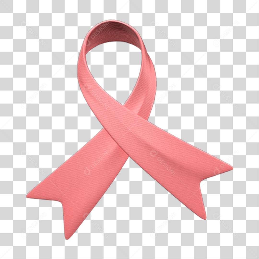 Laço Rosa Outubro Rosa PNG Transparente