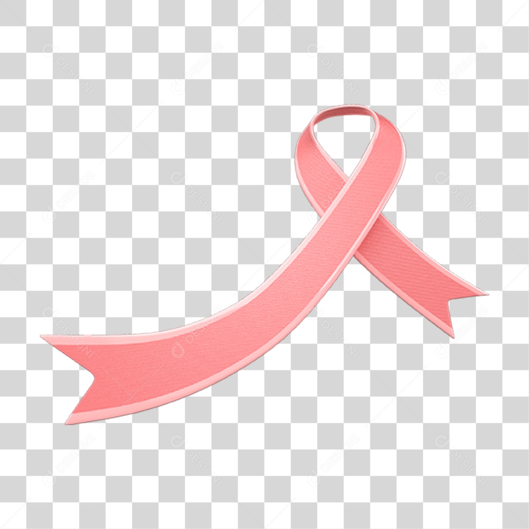 Laço Rosa Outubro Rosa PNG Transparente