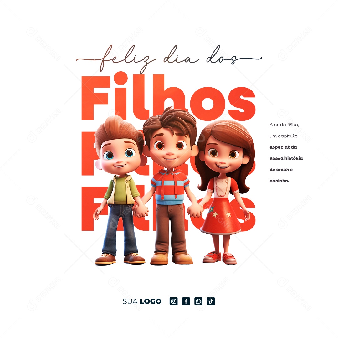 Happy Children's Day to Every Child an Editable Social Media PSD Chapter