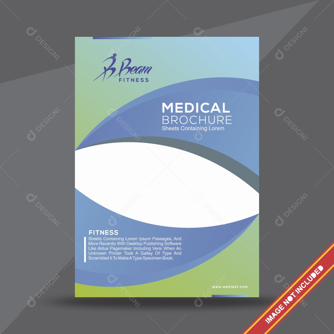 Modelo de Página Ilustração Vetor EPS Editável