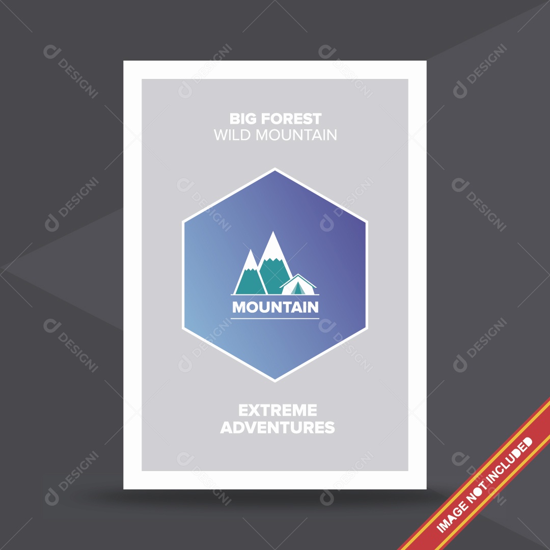 Modelo de Página Ilustração Vetor EPS Editável