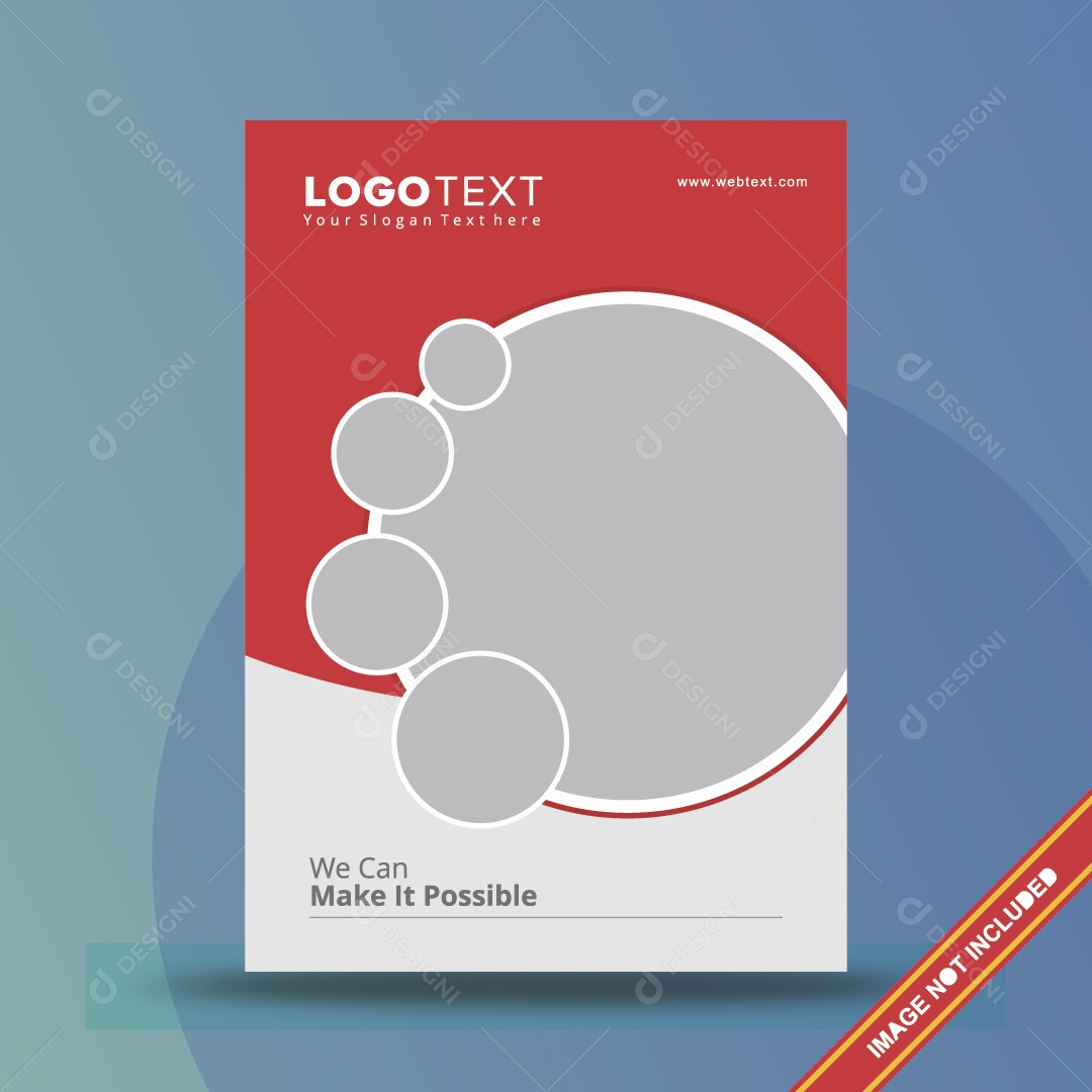 Modelo de Página Ilustração Vetor EPS Editável