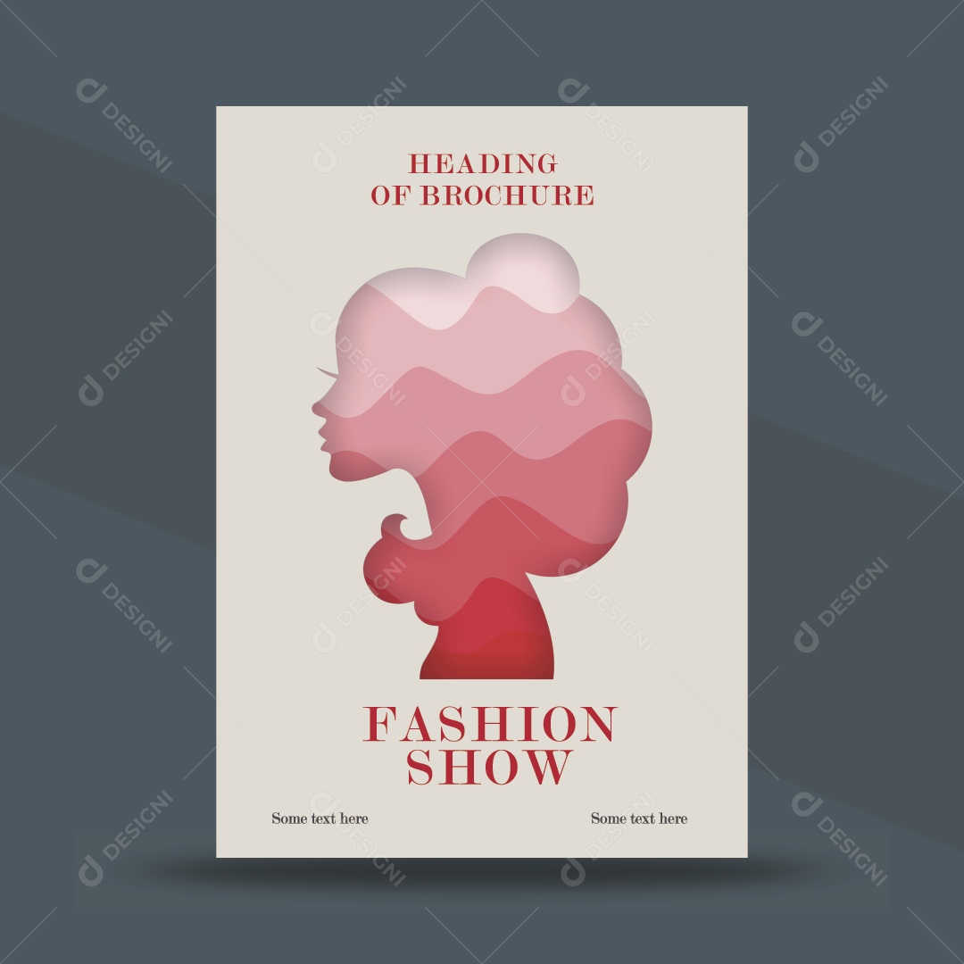 Modelo de Página Ilustração Vetor EPS Editável