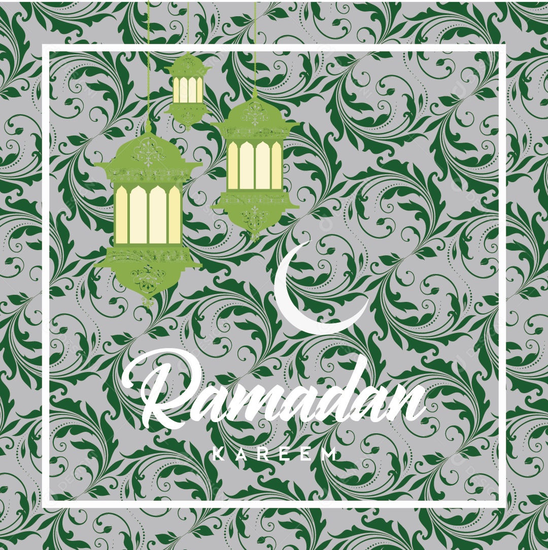 Background do Ramadã Ilustração Vetor EPS