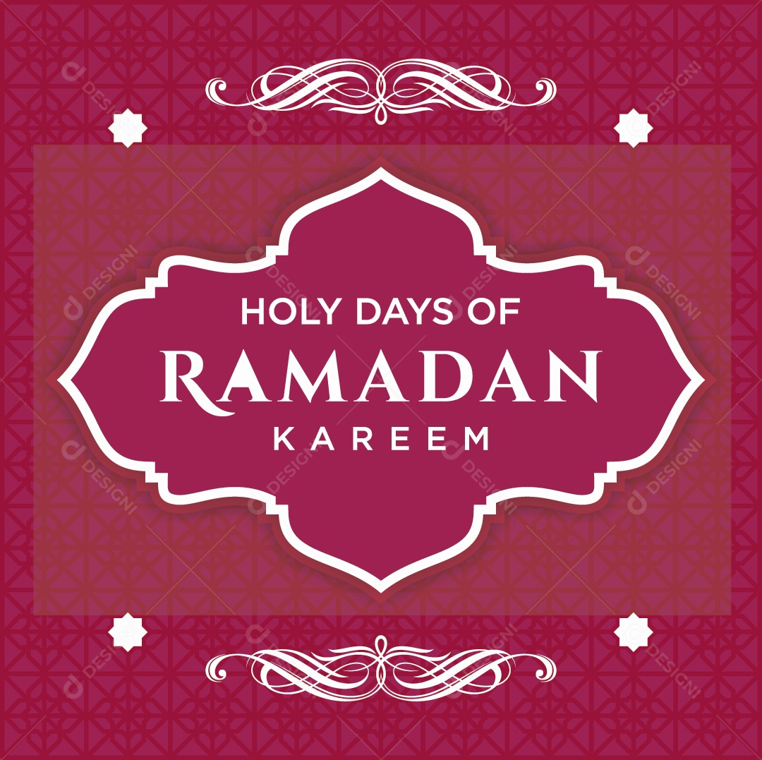 Background do Ramadã Ilustração Vetor EPS