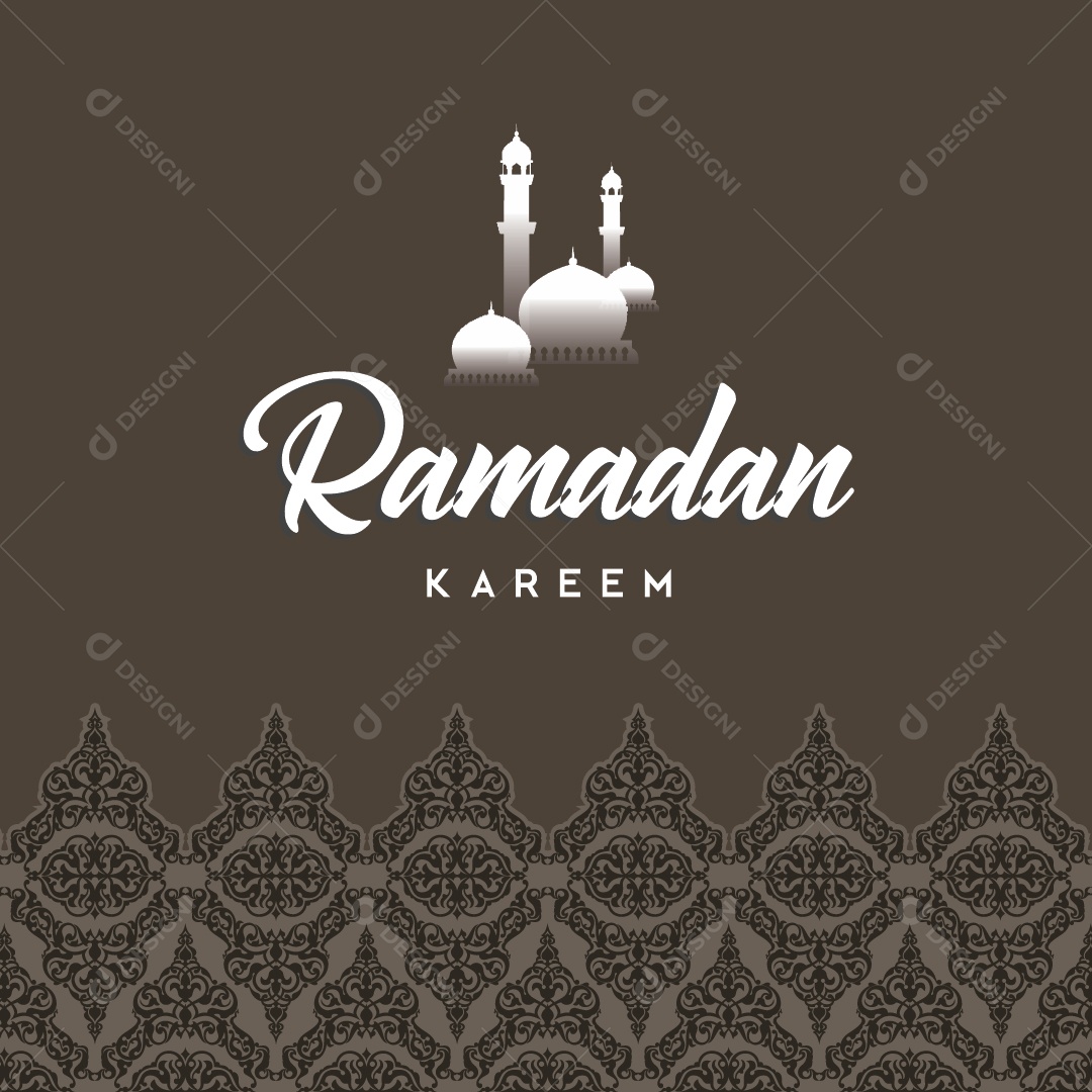 Background do Ramadã Ilustração Vetor EPS