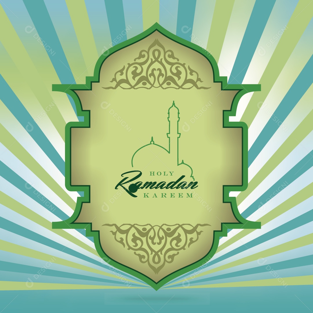 Background do Ramadã Ilustração Vetor EPS