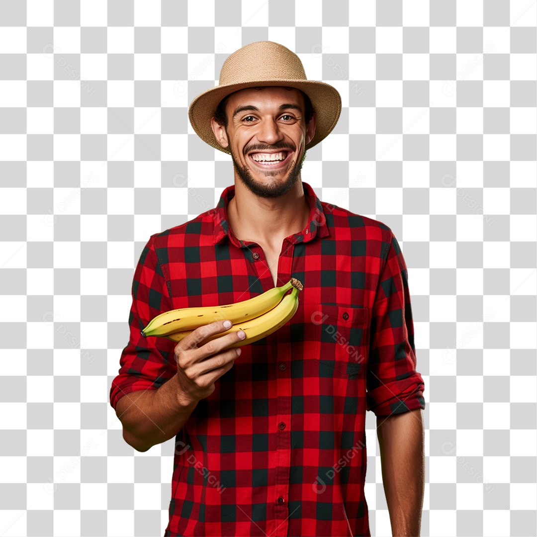 Homem Agricultor PNG Transparente