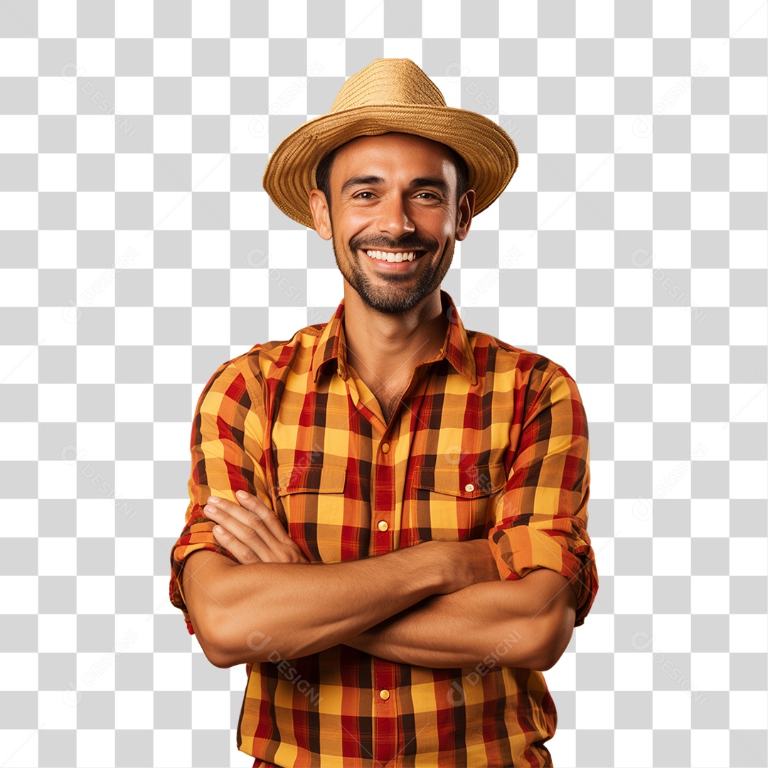 Homem Agricultor PNG Transparente