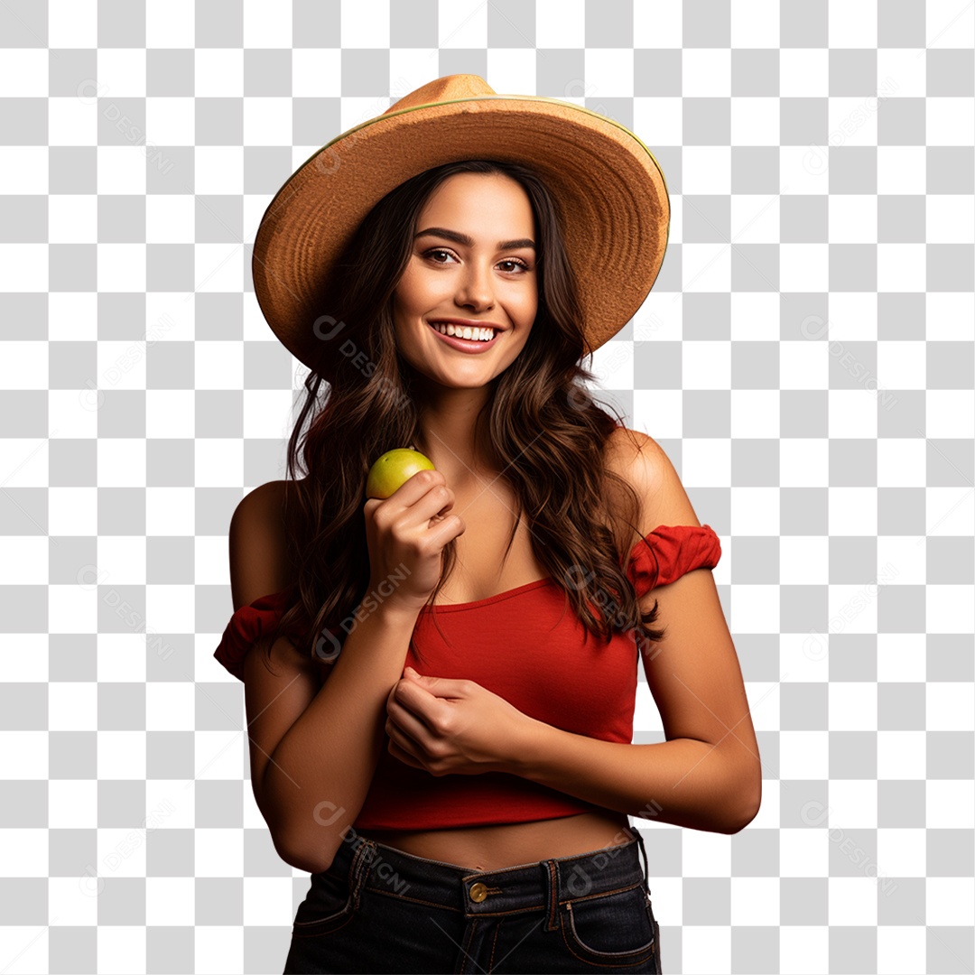 Mulher Agricultora PNG Transparente