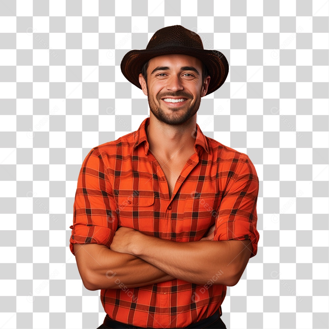 Homem Agricultor PNG Transparente