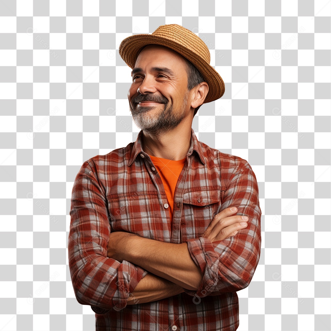 Homem Agricultor PNG Transparente
