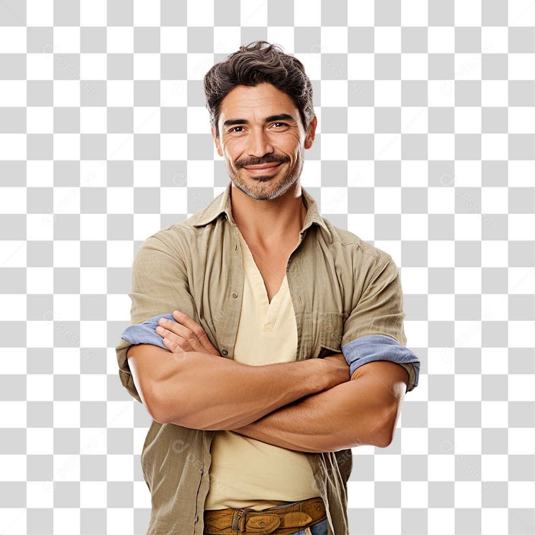 Homem Agricultor PNG Transparente