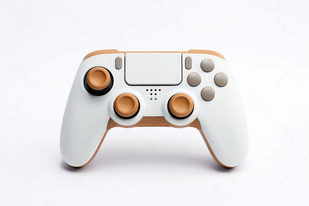 Controle de videogame sobre fundo isolado