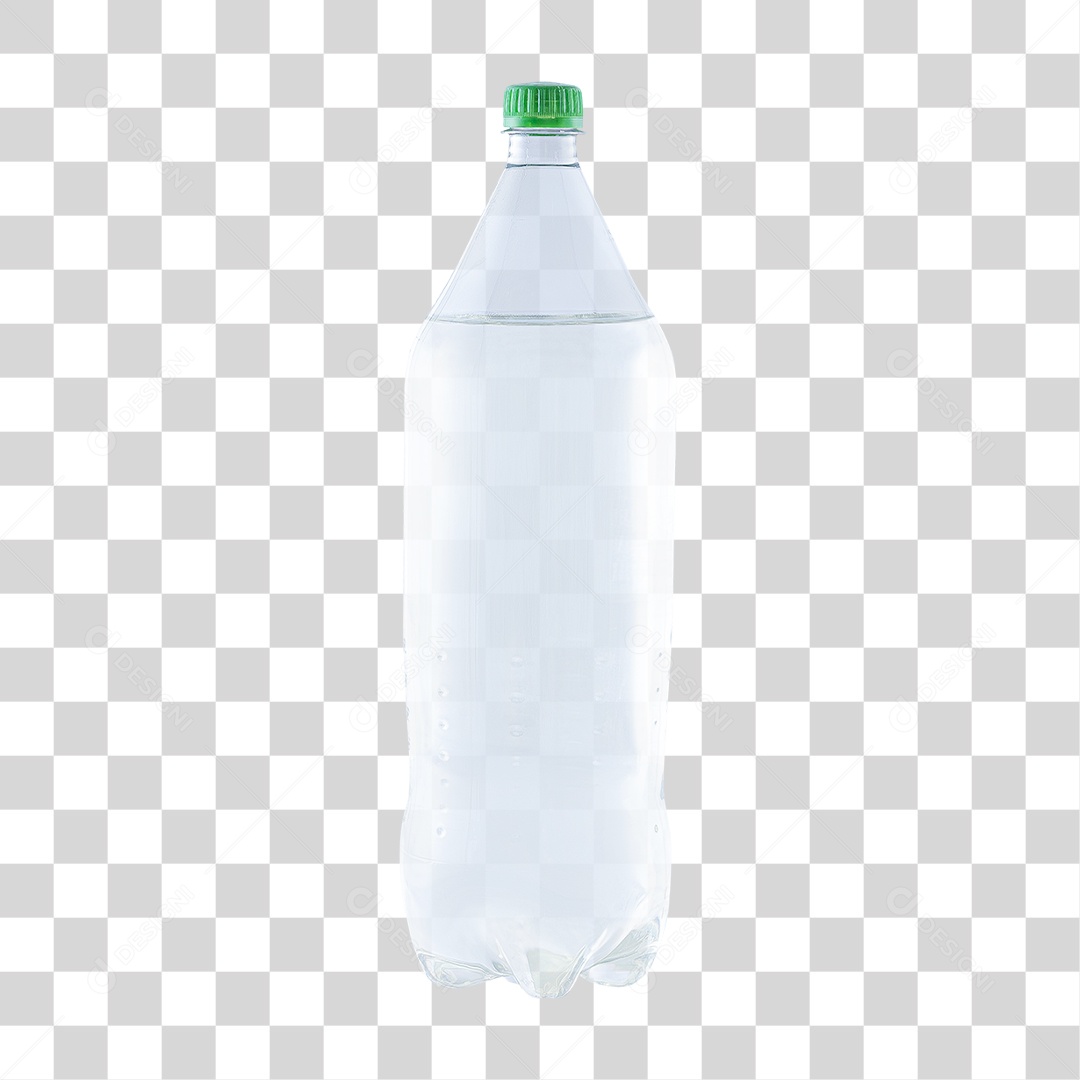 Elemento 3D Garrafa de Refrigerante PNG Transparente