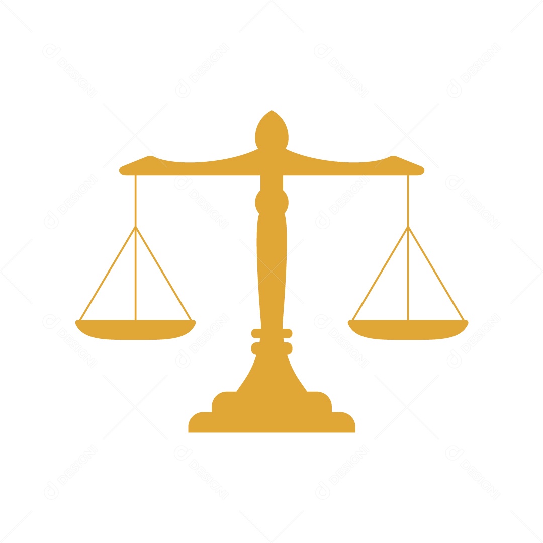 Balança de Direito Ilustração Vetor EPS