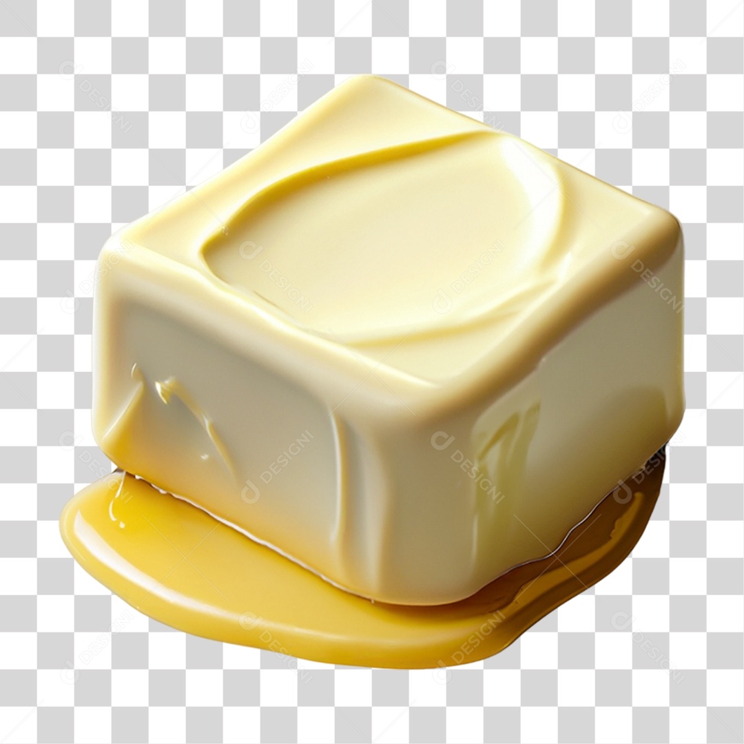 Manteiga Derretendo PNG Transparente