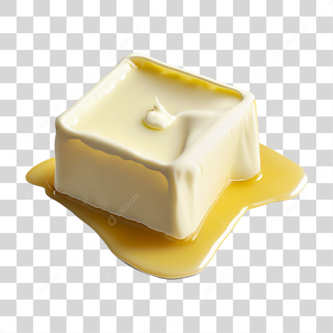 Manteiga Derretendo PNG Transparente