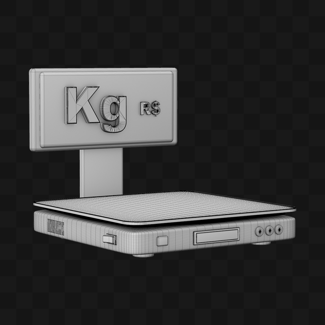 Balança Cartoon - Modelo 3D