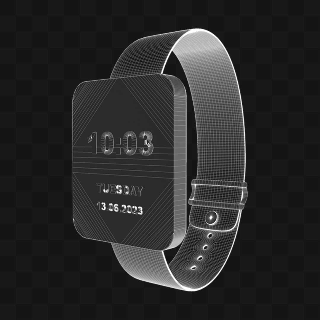 Relógio Digital - Modelo 3D