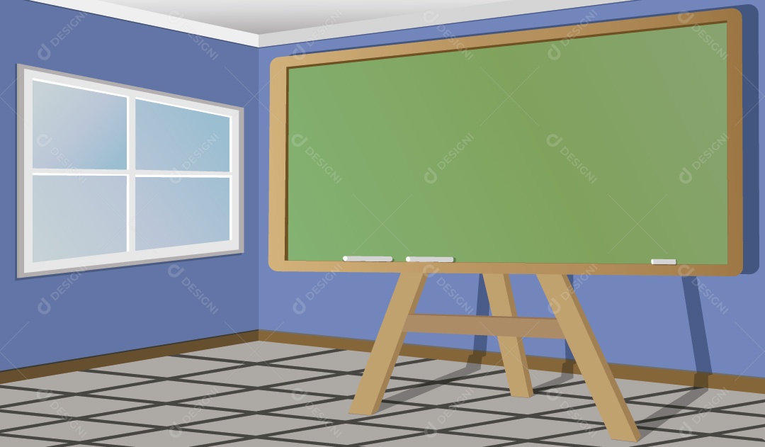 Quadro Negro Ilustração Vetor EPS Editável