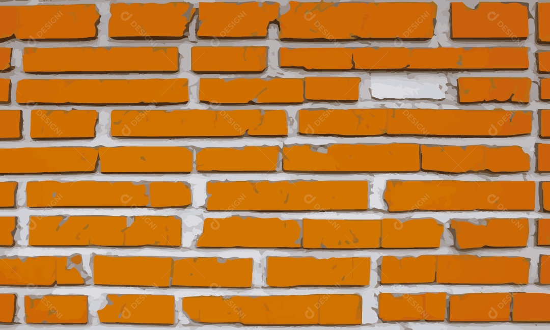 Textura de Parede de Tijolos Ilustração Vetor EPS