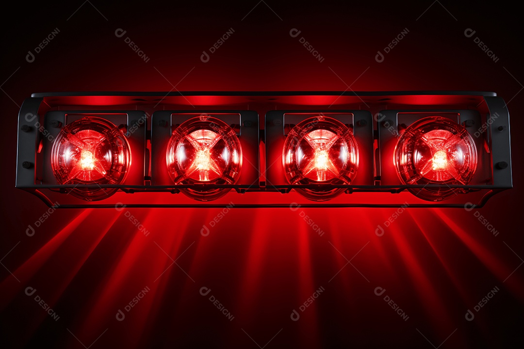 Fundo luzes vermelhas