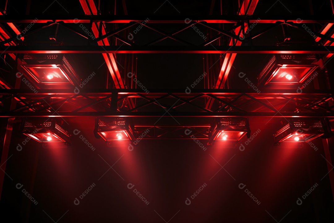 Fundo luzes vermelhas