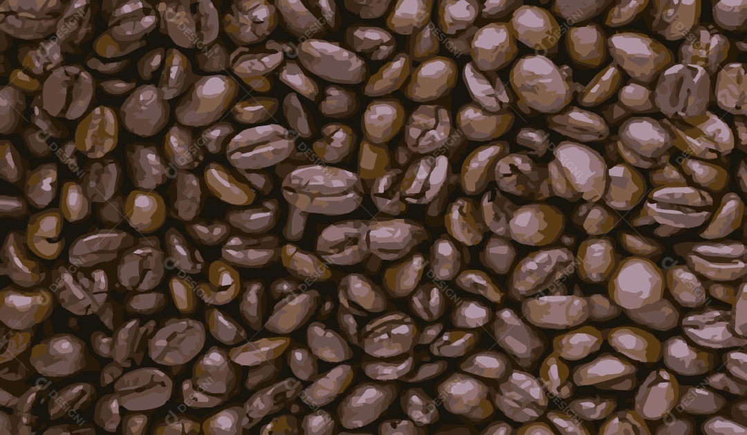 Textura de Café Ilustração Vetor EPS