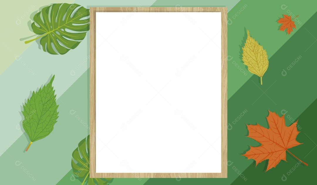 Quadro para Anúncio Ilustração Vetor EPS Editável