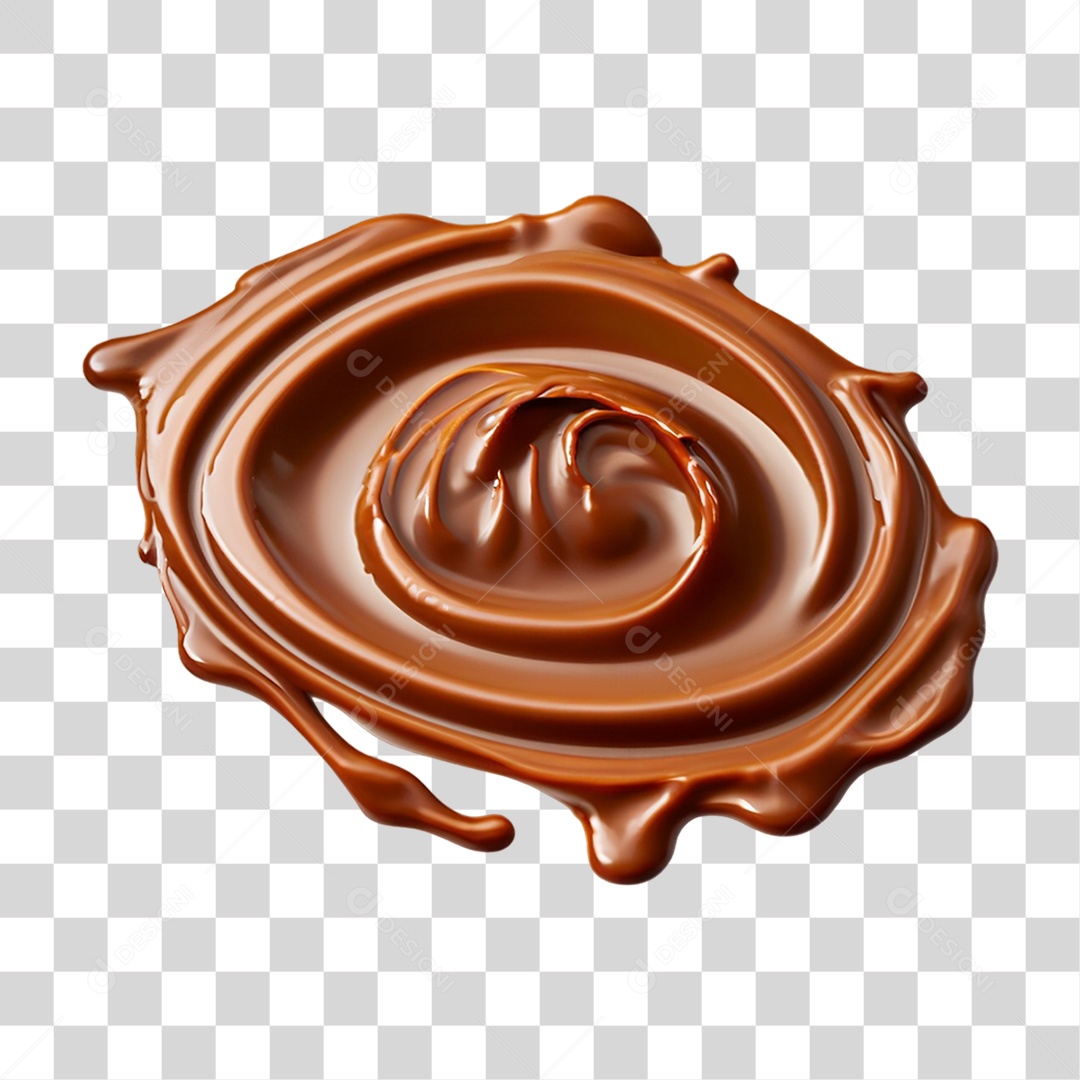 Respingo de Chocolate PNG Transparente