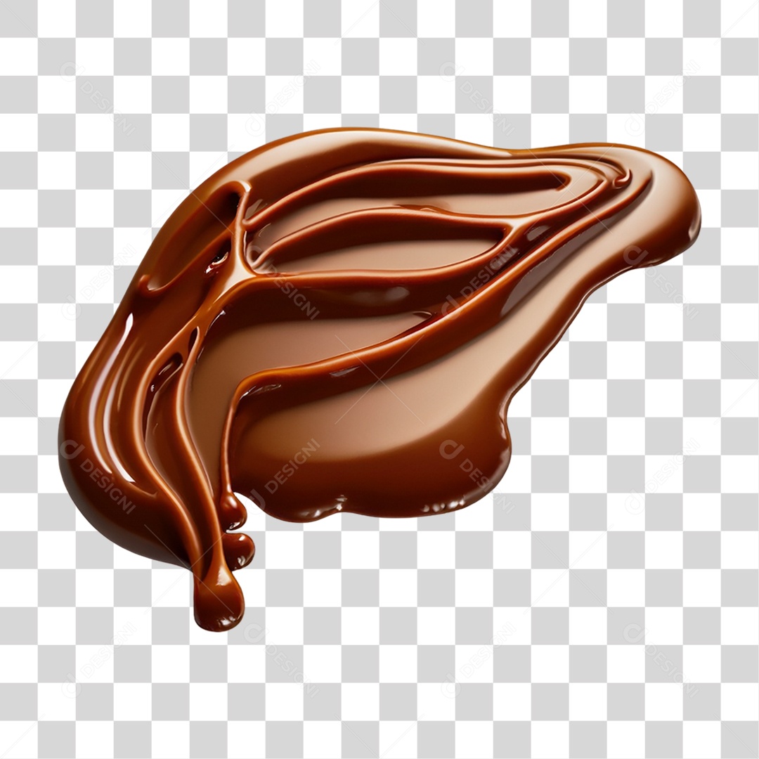 Respingo de Chocolate PNG Transparente