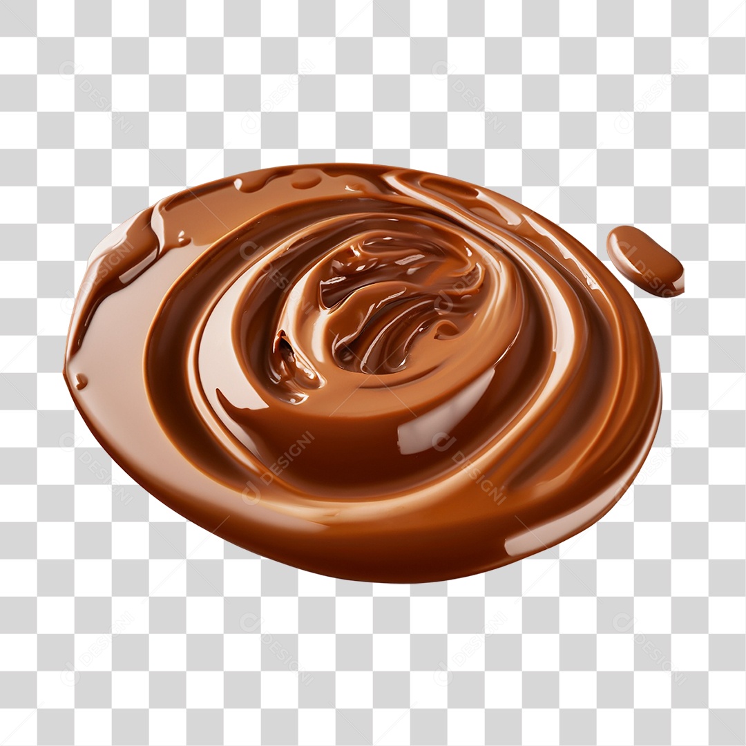 Respingo de Chocolate PNG Transparente