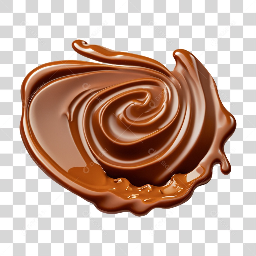 Respingo de Chocolate PNG Transparente