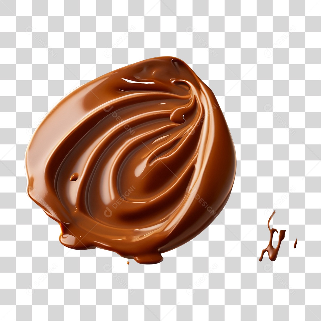 Respingo de Chocolate PNG Transparente