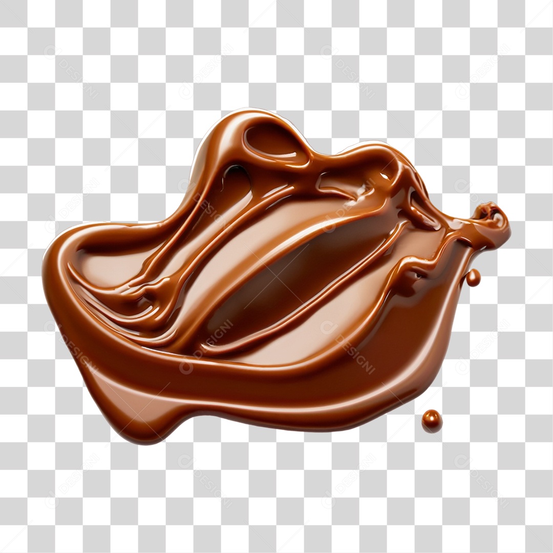 Respingo de Chocolate PNG Transparente
