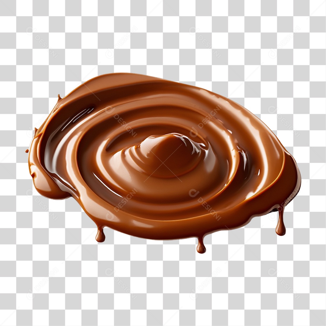 Respingo de Chocolate PNG Transparente