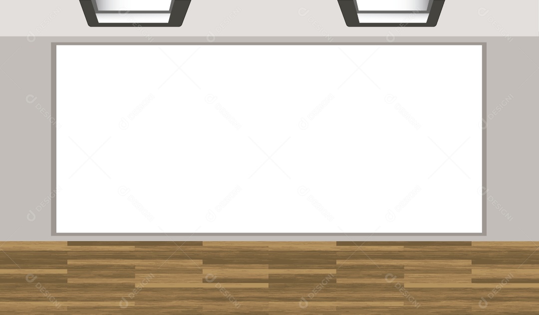 Quadro Branco para Anúncio Ilustração Vetor EPS