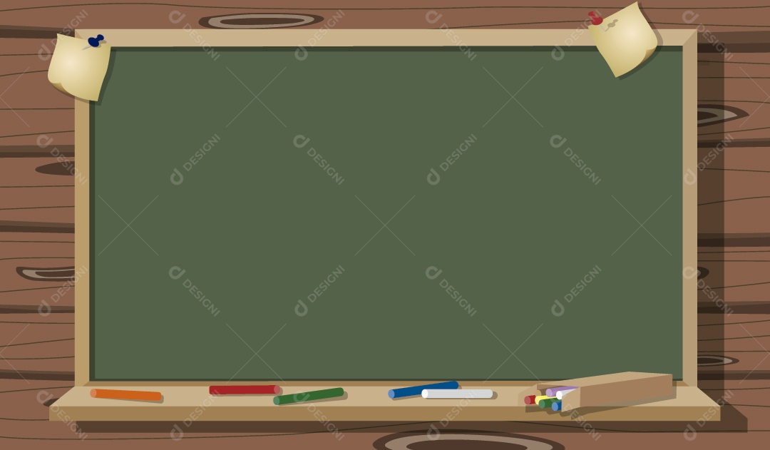 Quadro Negro Ilustração Vetor EPS