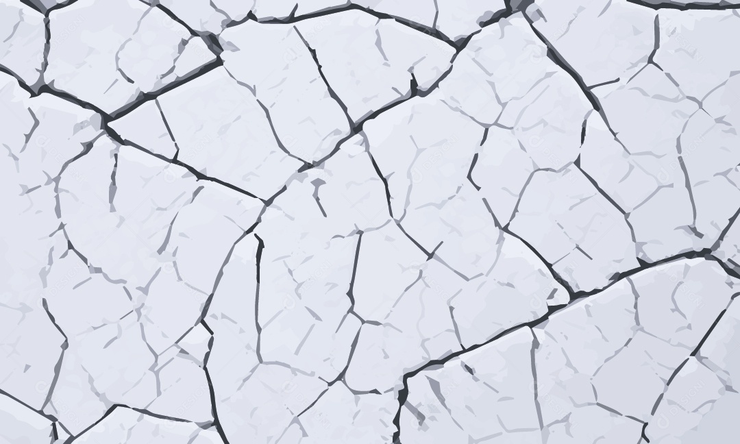 Textura de Rachaduras Ilustração Vetor EPS