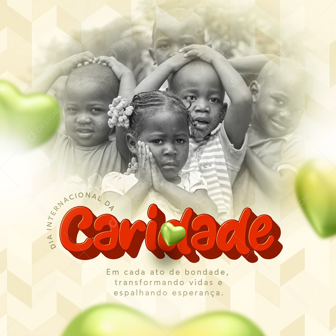 Dia Da Caridade 19 De Julho Transformando Vidas e Espalhando Esperança Social Media PSD Editável